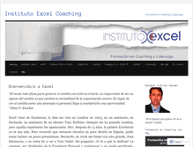Tablet Screenshot of institutoexcelcoaching.com